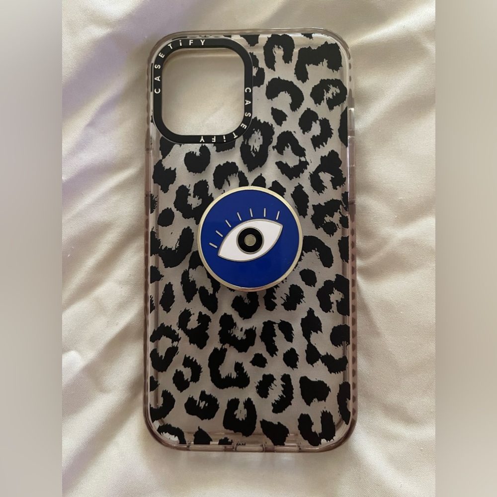 Casetify leopard clear iphone 12 pro max case